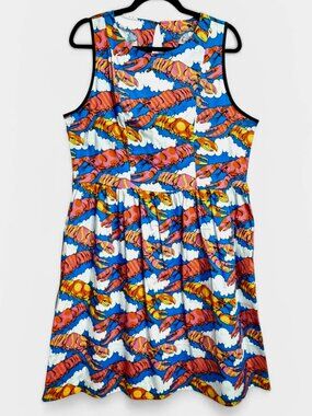 Nooworks June Lobster Dream Dress Size 2X Like New